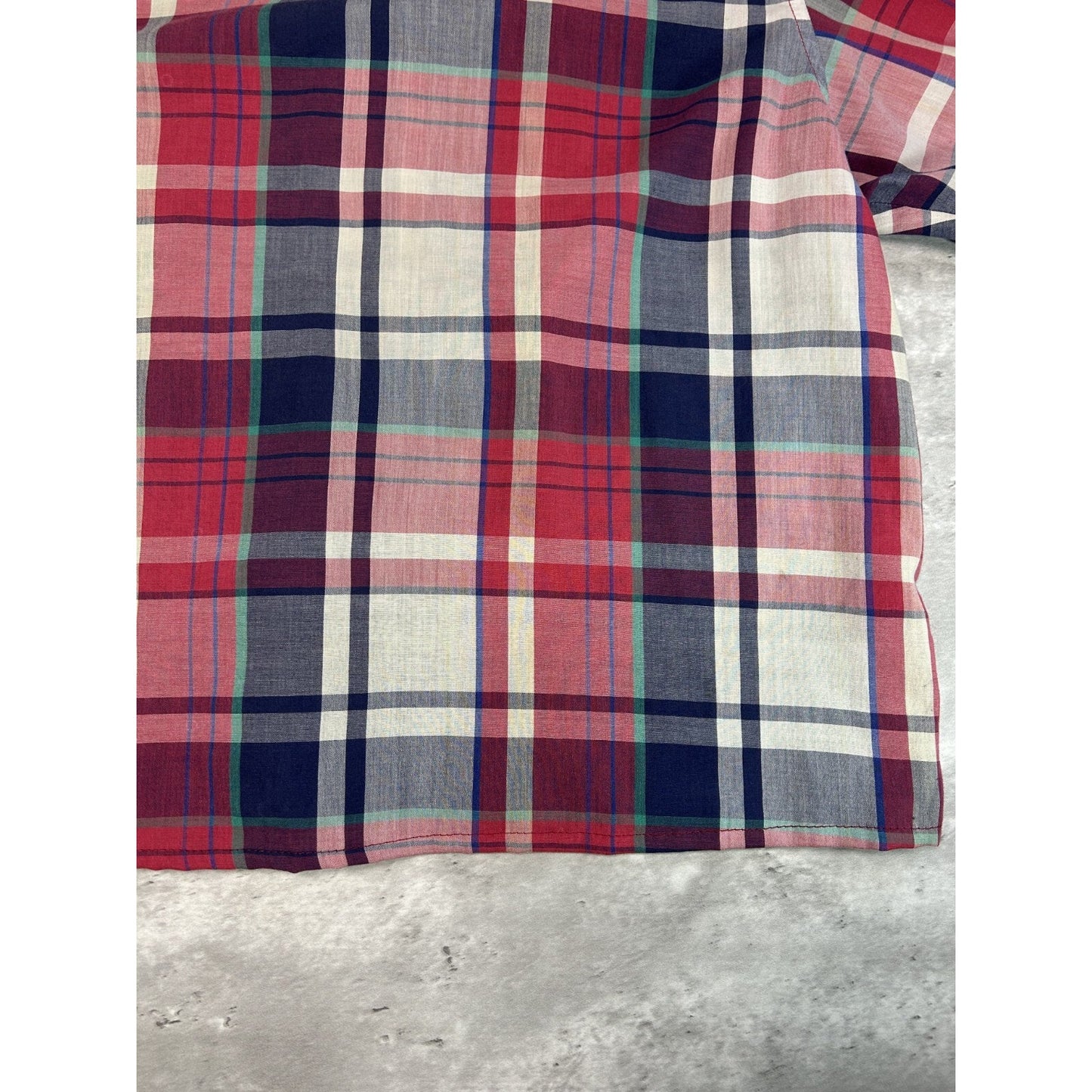 Vintage 90s Wrangler Pearl Snap Plaid Reworked Cropped Button Up Shirt Sz 2XL