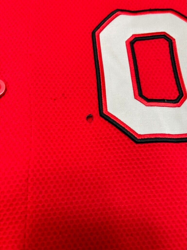 Vintage Ohio State Buckeyes NCAA Collegiate Nike Team Baseball Jersey Size Large