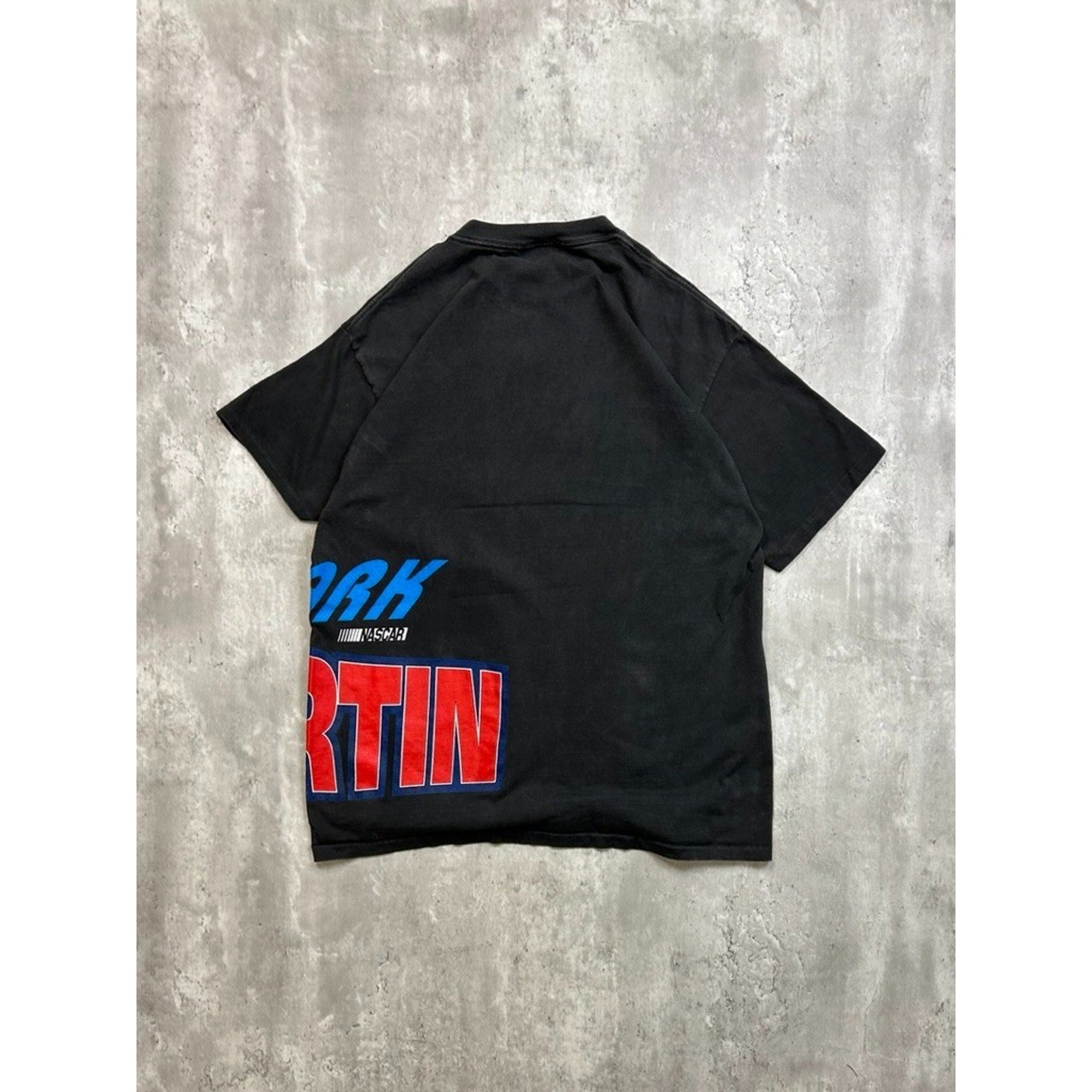 Vintage 90s Mark Martin #6 Nascar Racing Wrap Around Print T-Shirt Size XL