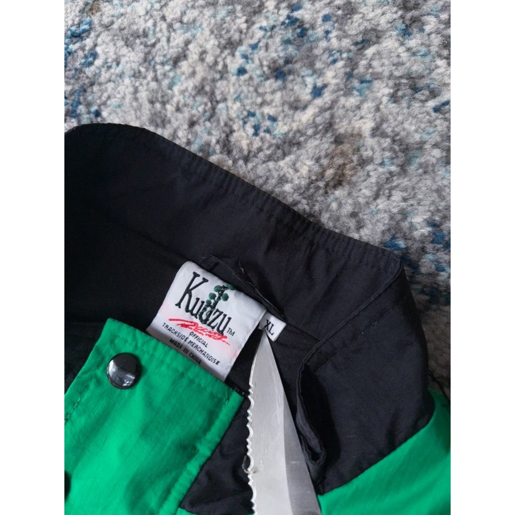 Vintage Bobby Labonte #18 Nascar Interstate Batteries Windbreaker Jacket Size XL