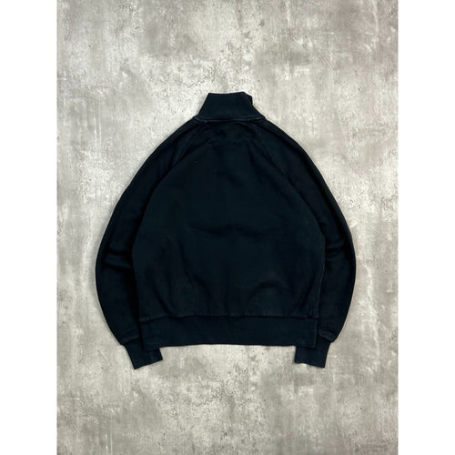 Vintage 2000s Nike Embroidered Mini Swoosh 1/4 Zip Crewneck Sweatshirt YOUTH XL