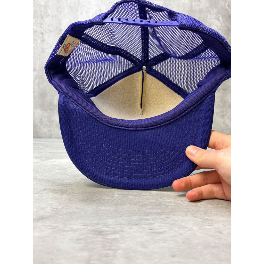 Vintage 80s/90s Homestead Keg & Kettle Graphic Trucker Snapback Hat OSFA