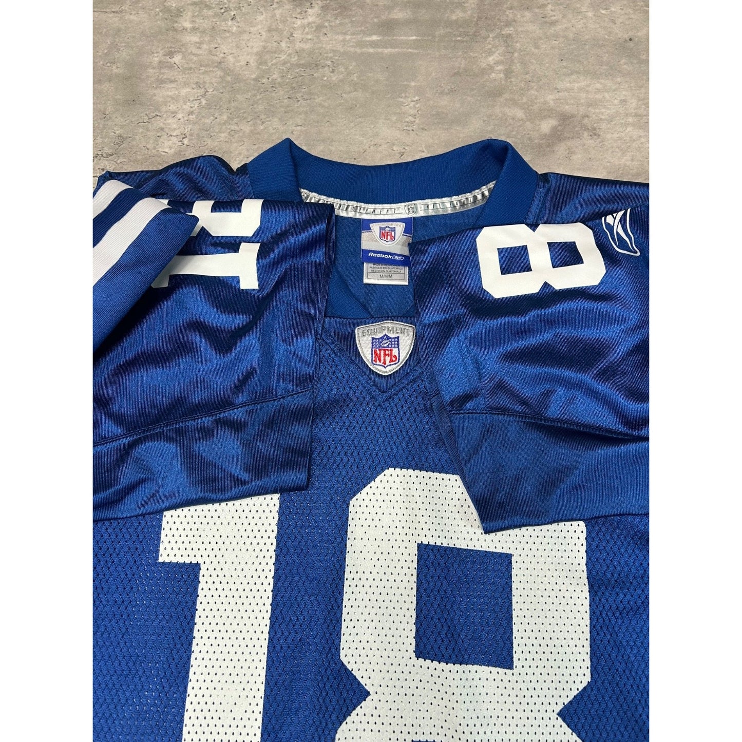 Vintage Peyton Manning #18 Indianapolis Colts NFL Reebok Football Jersey Medium