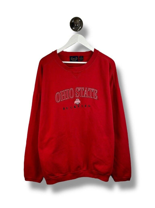 Ohio State Buckeyes NCAA Embroidered Collegiate Spellout Sweatshirt Size 2XL