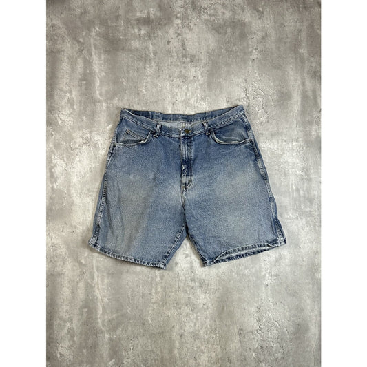 Vintage Wrangler Authentic Jeans Medium Wash Denim Shorts Size 38 Blue