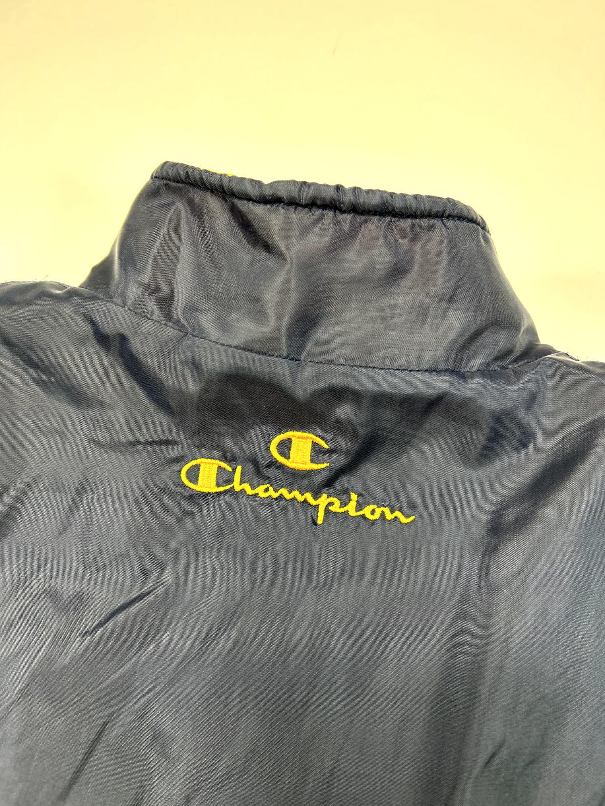 Vtg 90s West Virginia Mountaineers NCAA Champion 1/4 Zip Fleece Jacket Sz 2XL