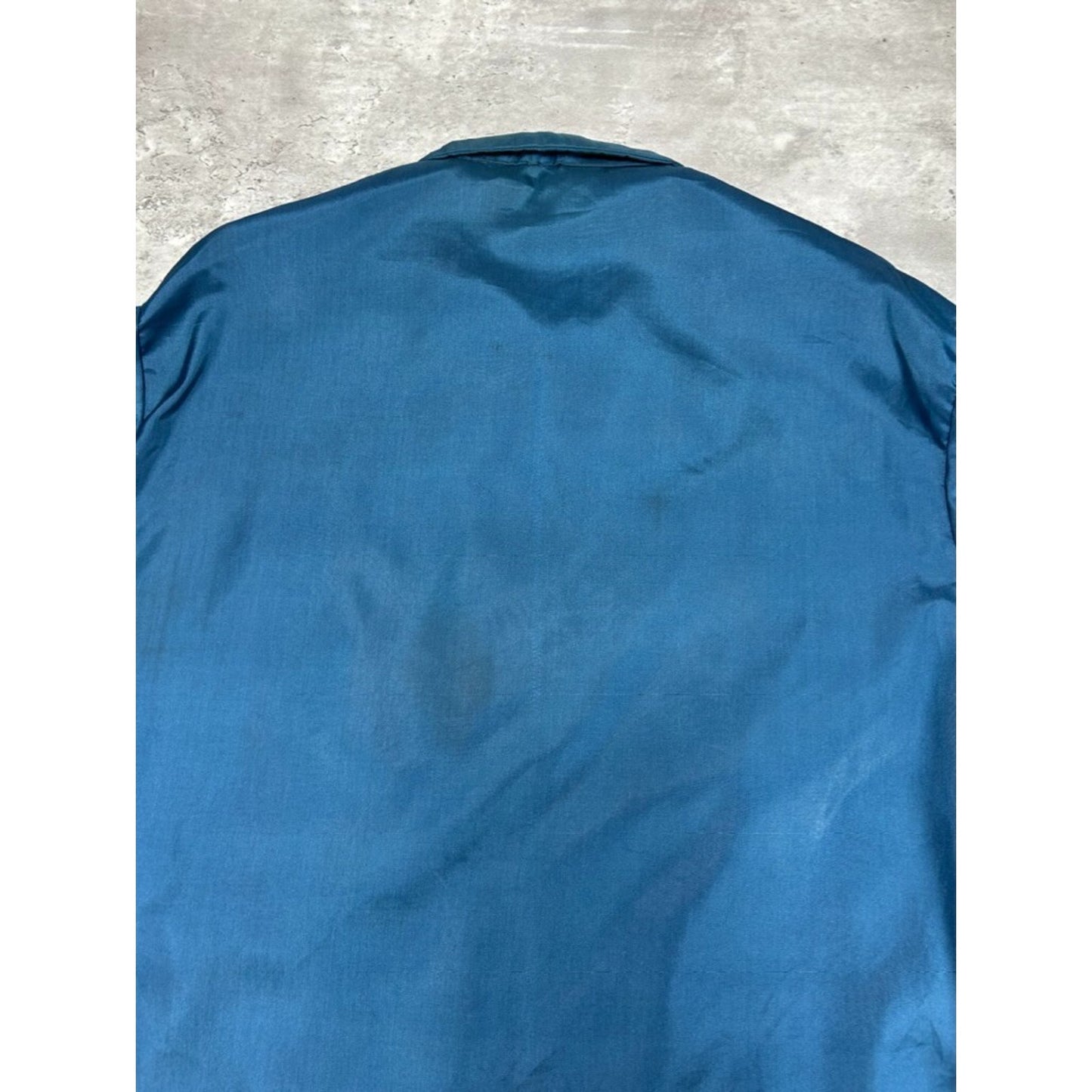 Vintage 1980s Di Tox Pro Racing Windbreaker Jacket Size XL Blue