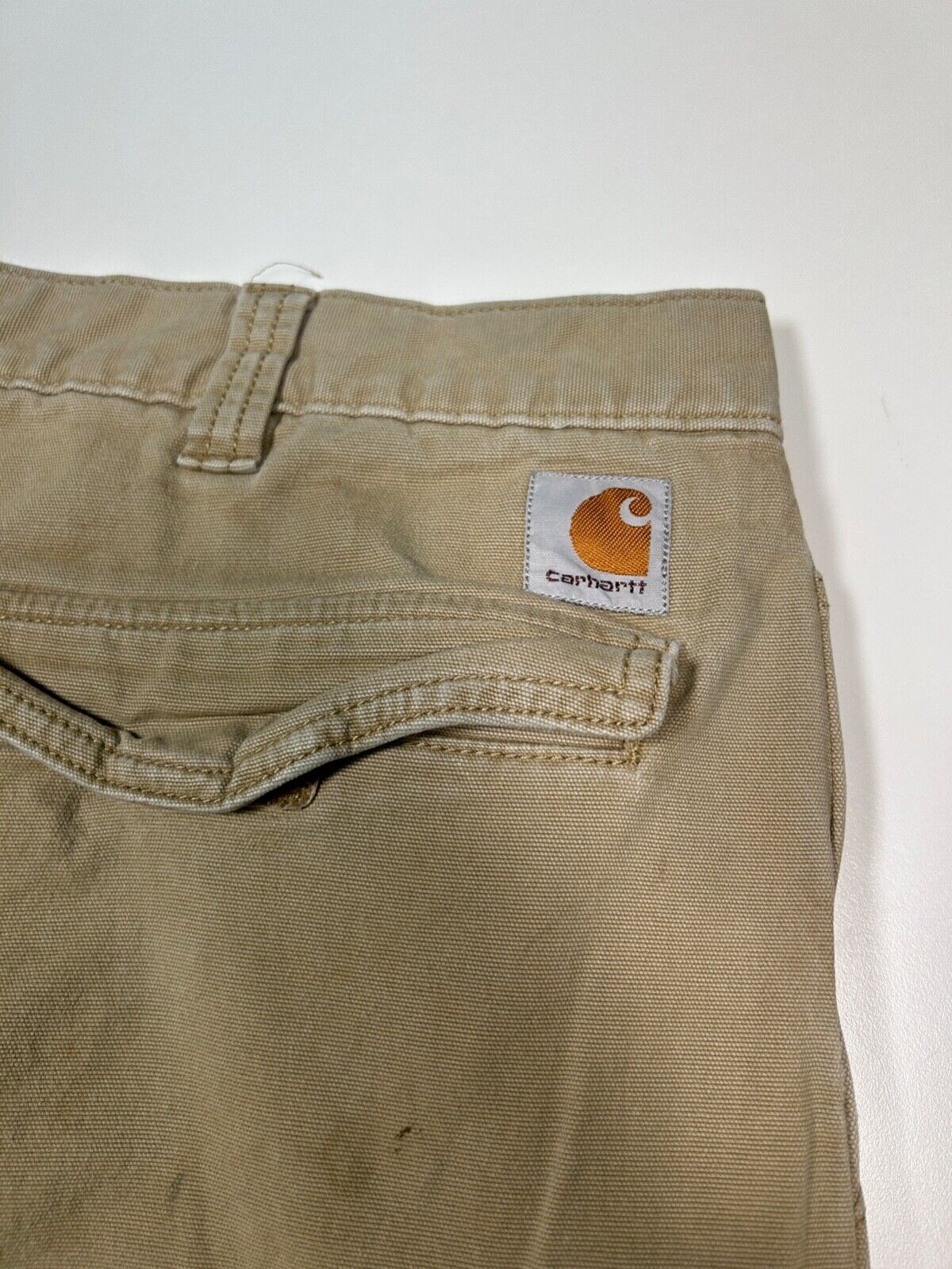 Carhartt Workwear Cargo Tactical Style Relaxed Fit Pants Size 38W Beige