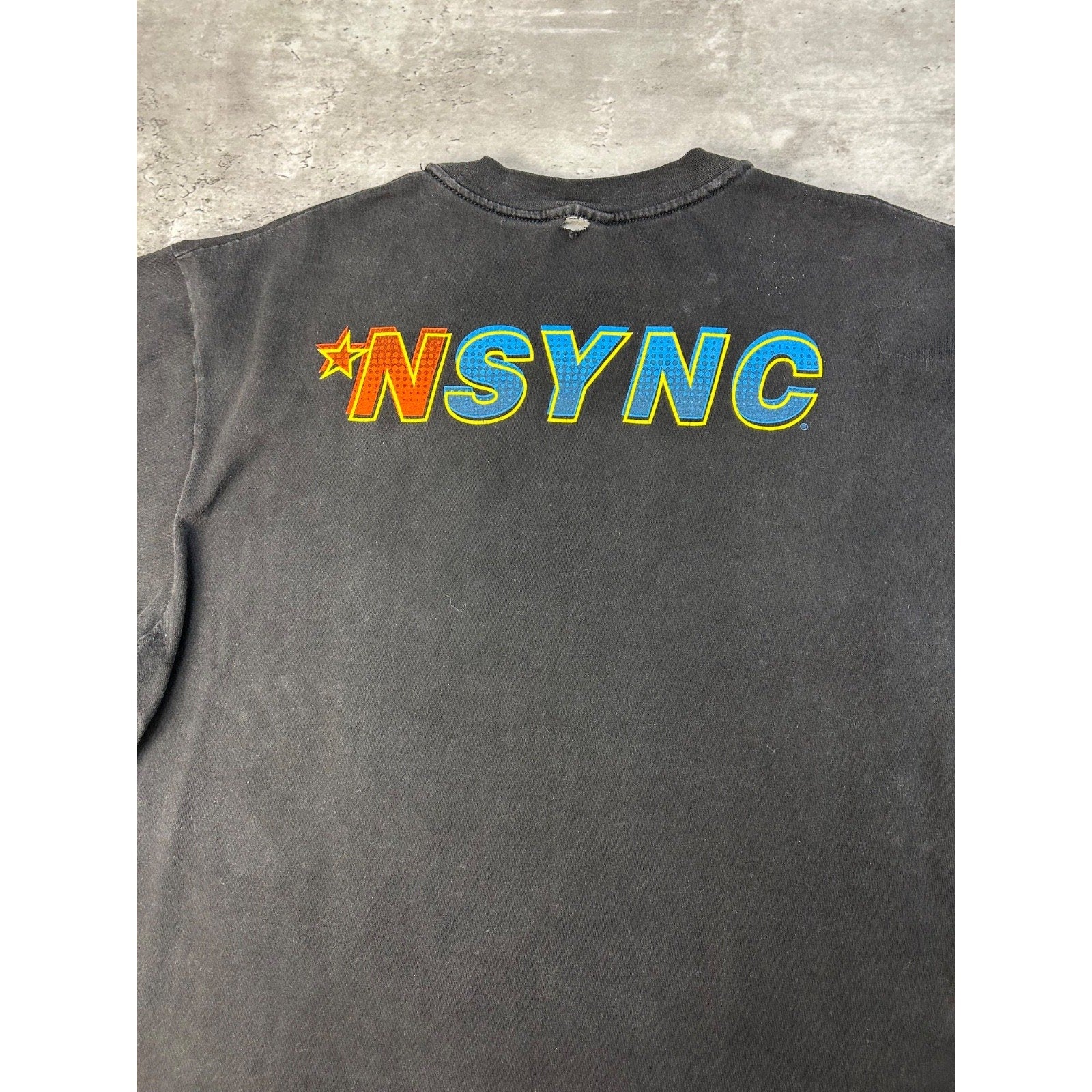 Vintage 1999 Nsync Band Member Graphic Pop Music T-Shirt Size Large