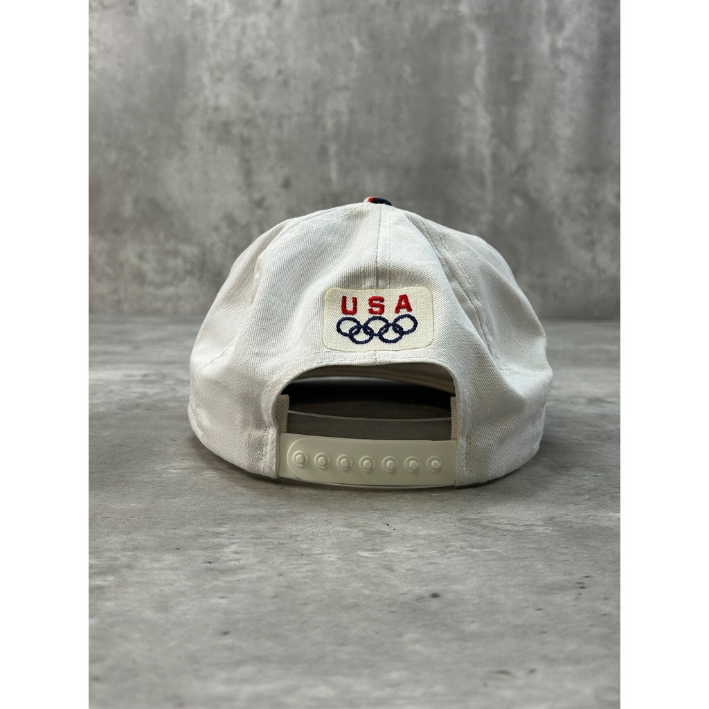 VTG 90s Magic Johnson #32 USA Olympics Dream Team Basketball Snapback Hat OSFA