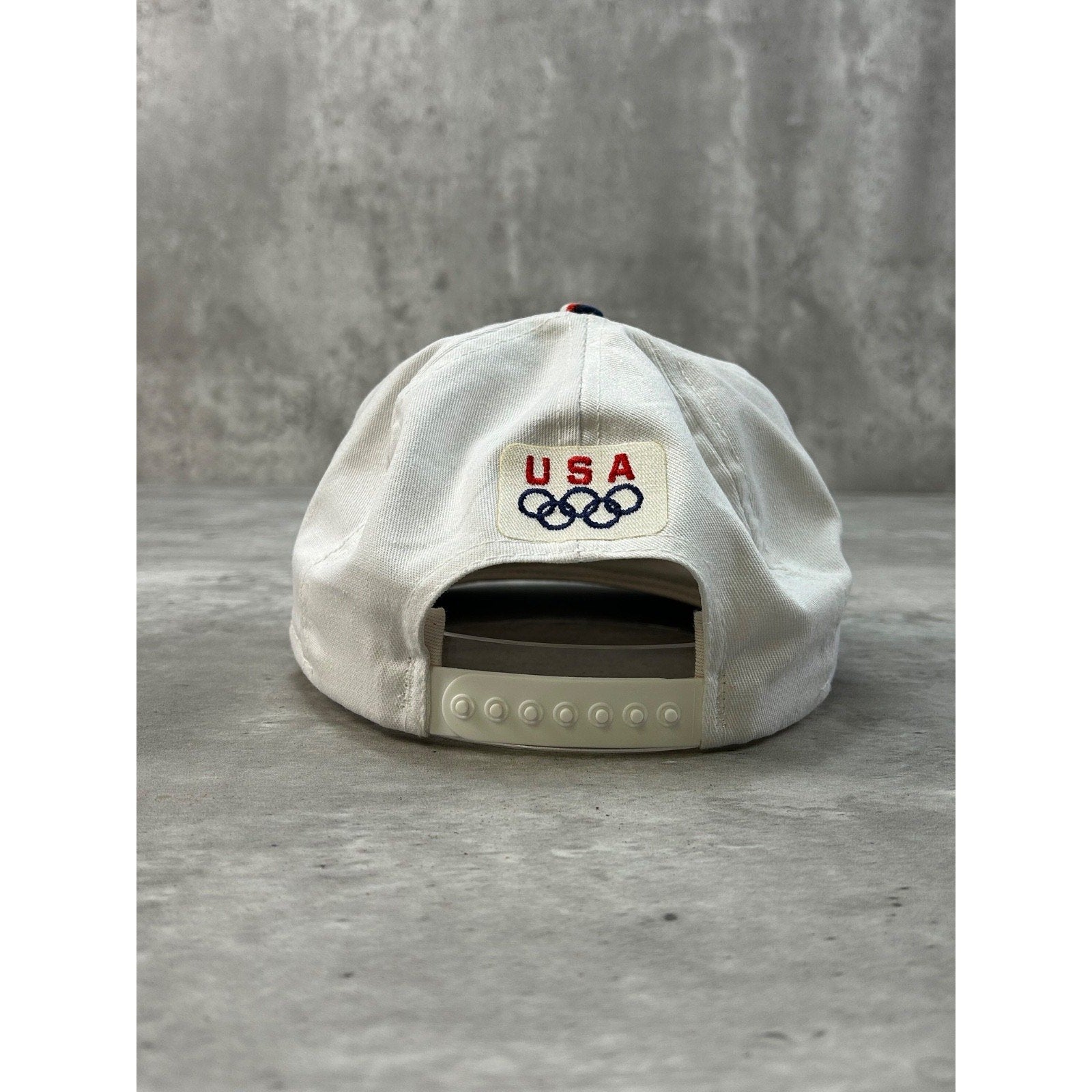 VTG 90s Magic Johnson #32 USA Olympics Dream Team Basketball Snapback Hat OSFA