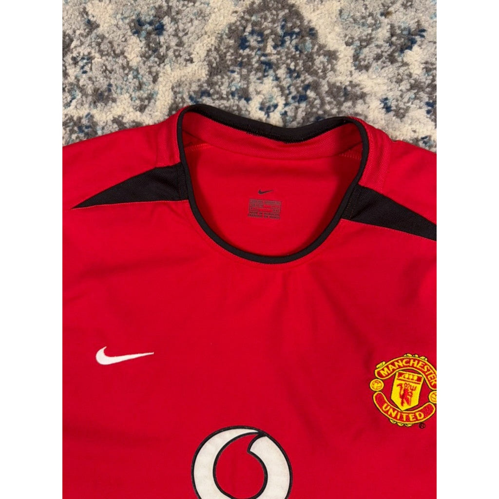 Vintage 2004 Manchester United Home Nike Soccer Jersey Size 2XL