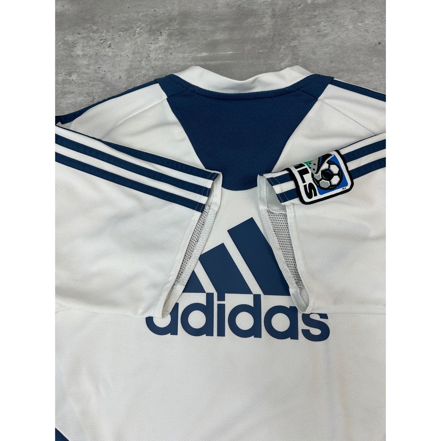 Vintage David Beckham #23 LA Galaxy MLS Retro Adidas Soccer Jersey Size Large