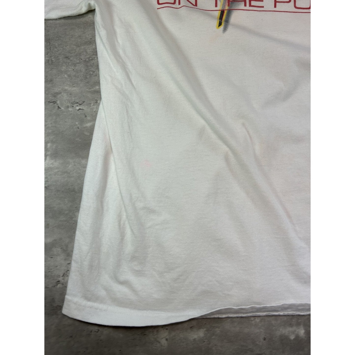 Vintage 1998 Derrike Cope #30 Nascar On The Pole Graphic T-Shirt Size XL White