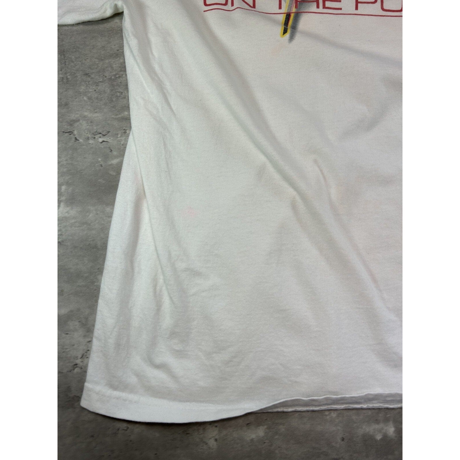 Vintage 1998 Derrike Cope #30 Nascar On The Pole Graphic T-Shirt Size XL White