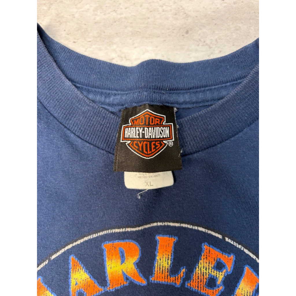 Vintage 2007 Harley Davidson Emblem Graphic Spellout T-Shirt Size XL