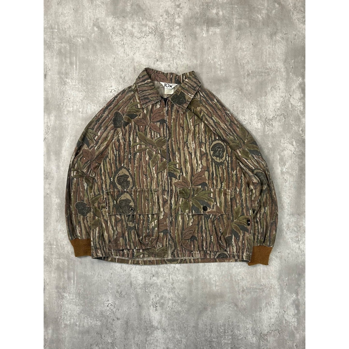 Vintage 80s/90s 10x Realtree Rio Grande Camo Hunting Jacket Size Large