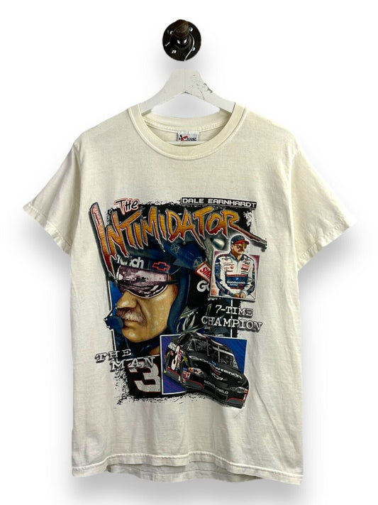 Vintage 90s Dale Earnhardt #3 The Intimidator Nascar Graphic T-Shirt Size Medium