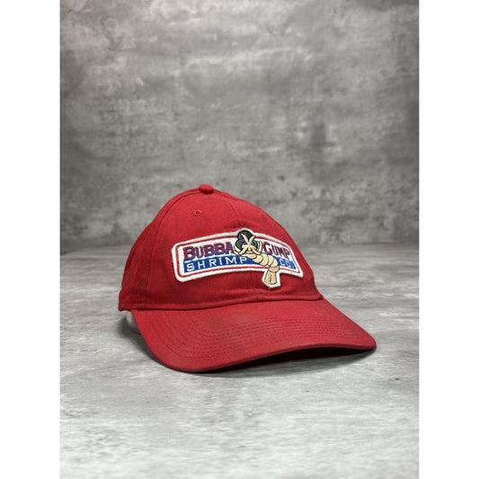 Vintage Bubba Gump Shrimp Embroidered Spellout Logo Snapback Hat OSFA