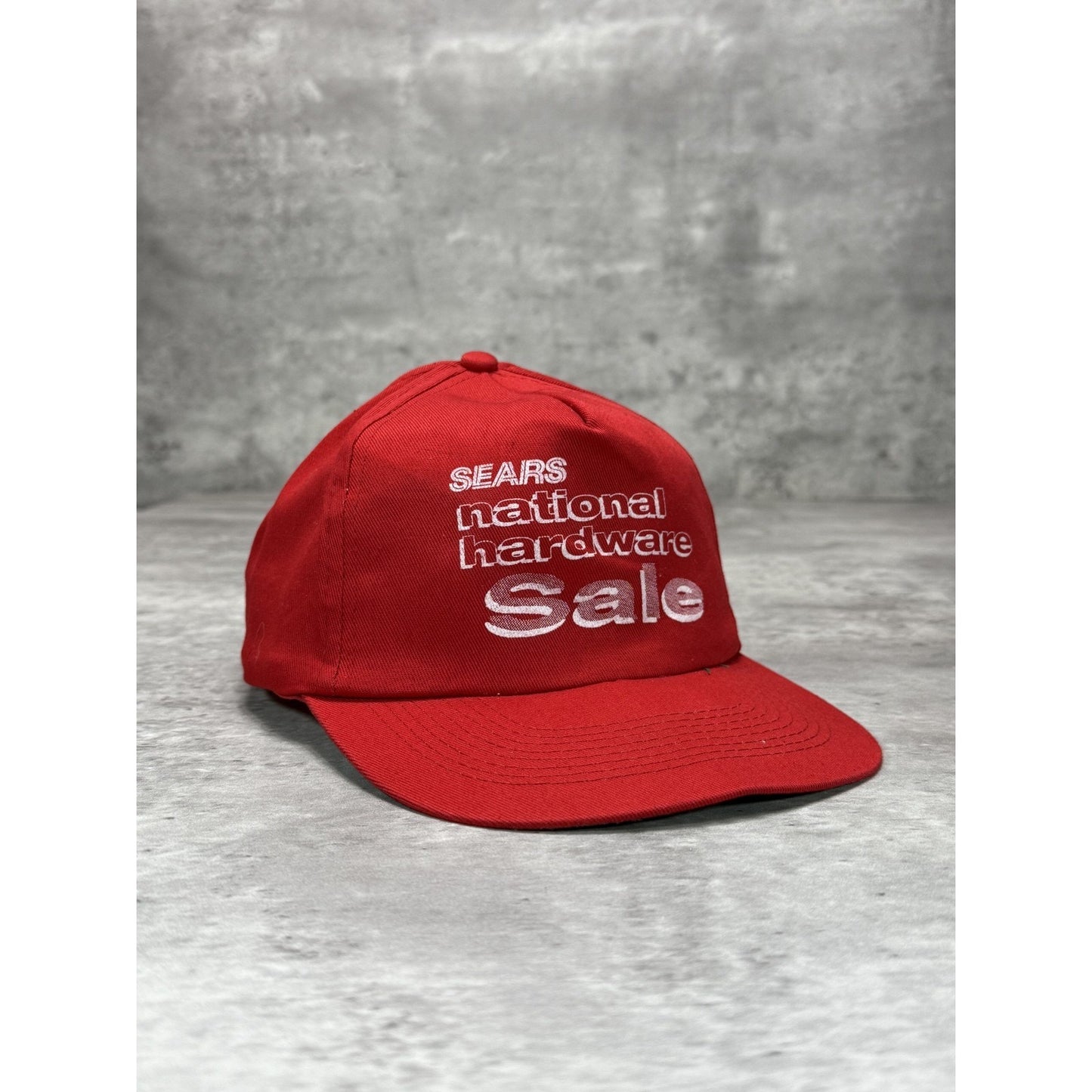 Vintage 80s/90s Sears NAtionwide Hardware Sale Snapback Hat OSFA