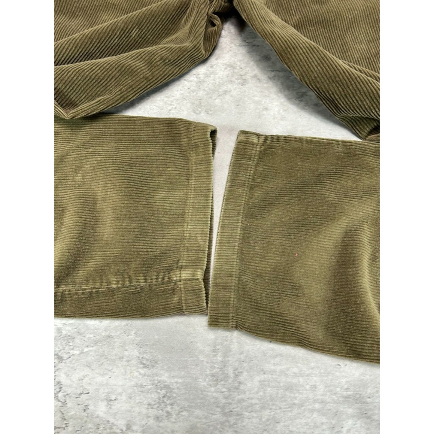 Vintage 90s Polo Ralph Lauren Corduroy Trouser Pants Size 33 Green
