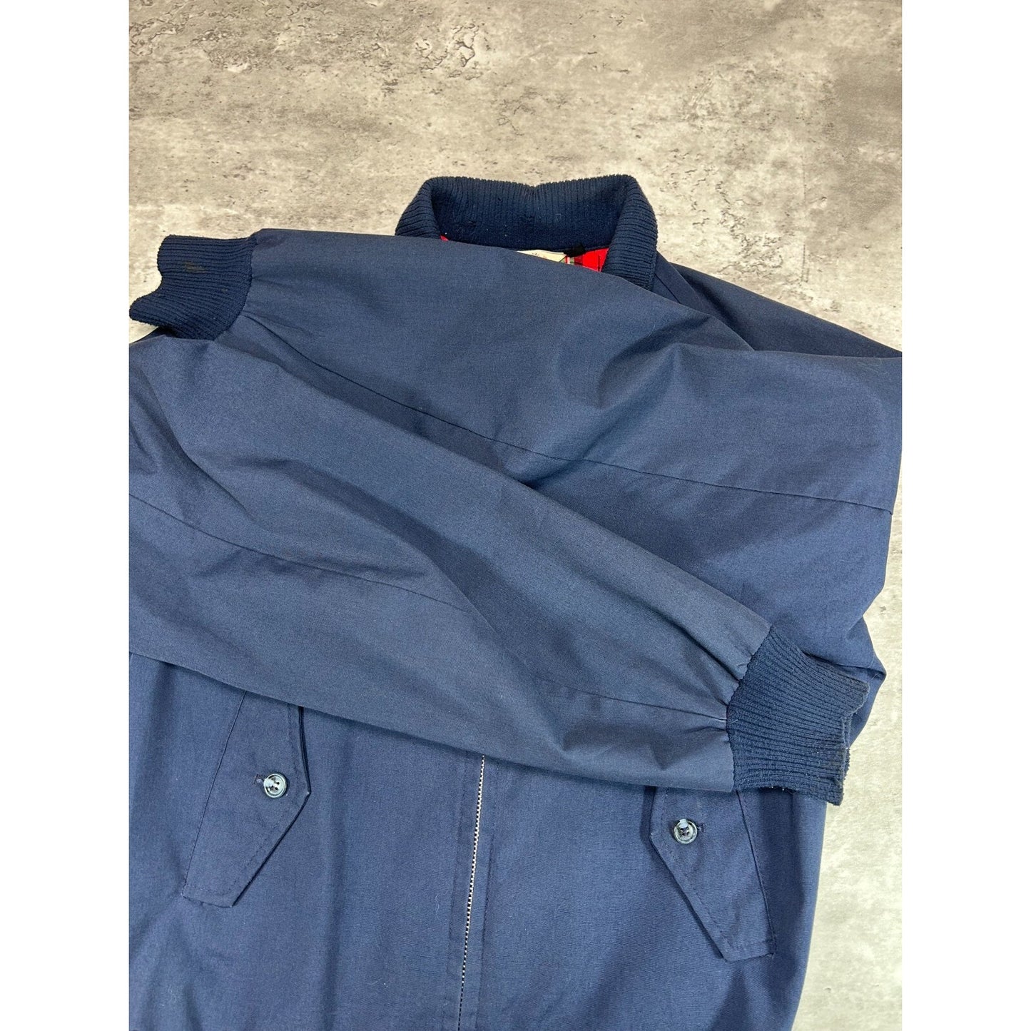 Vintage 1970s/80s Sir Jack Cropped Ricky Jacket Size 36 Medium Blue