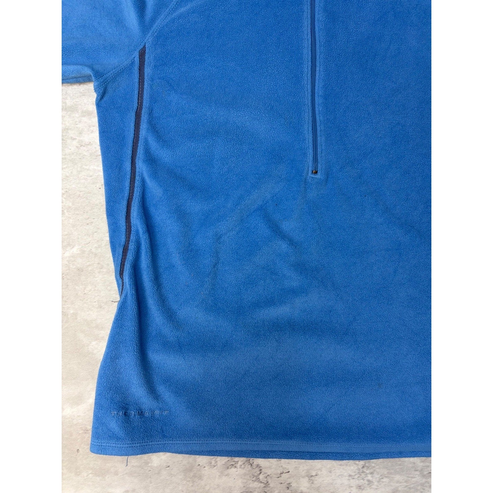 Vintage Nike ACG Tonal Embroidered Logo 1/2 Zip Fleece Sweatshirt Size YOUTH Med