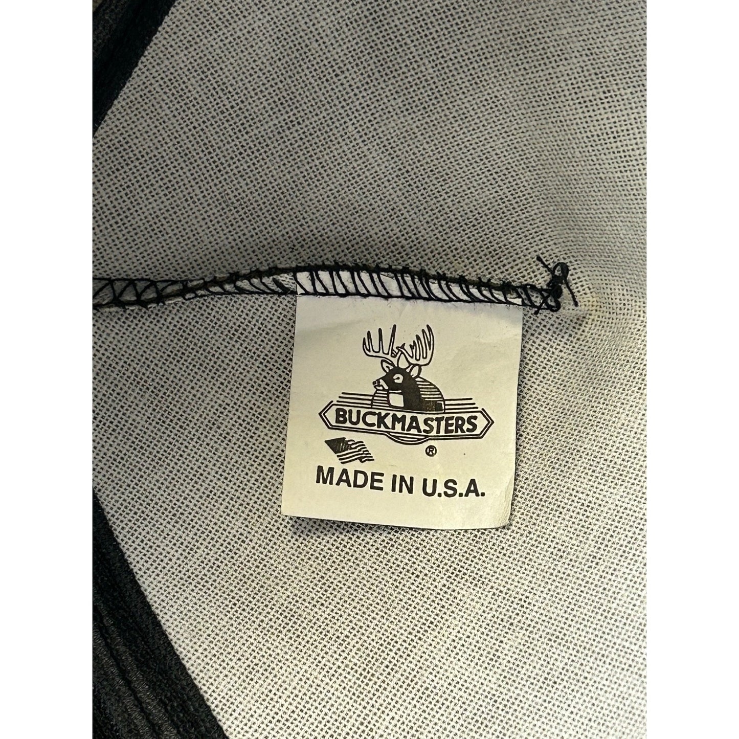 Vintage 90s Buckmaster Tree Camo Hunting Snapback Hat OSFA