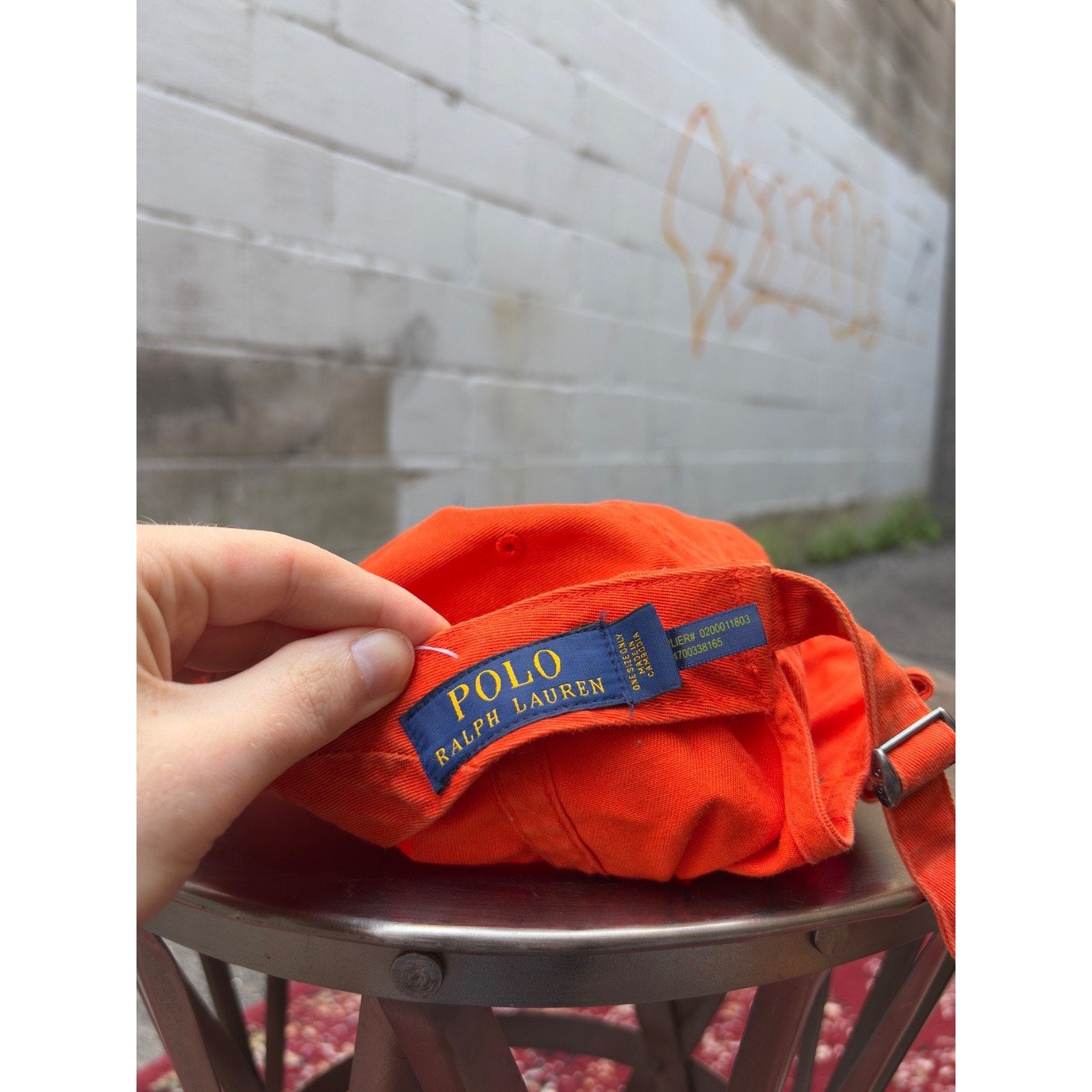 Vintage Polo Ralph Lauren Embroidered Pony Strapback Hat OSFA