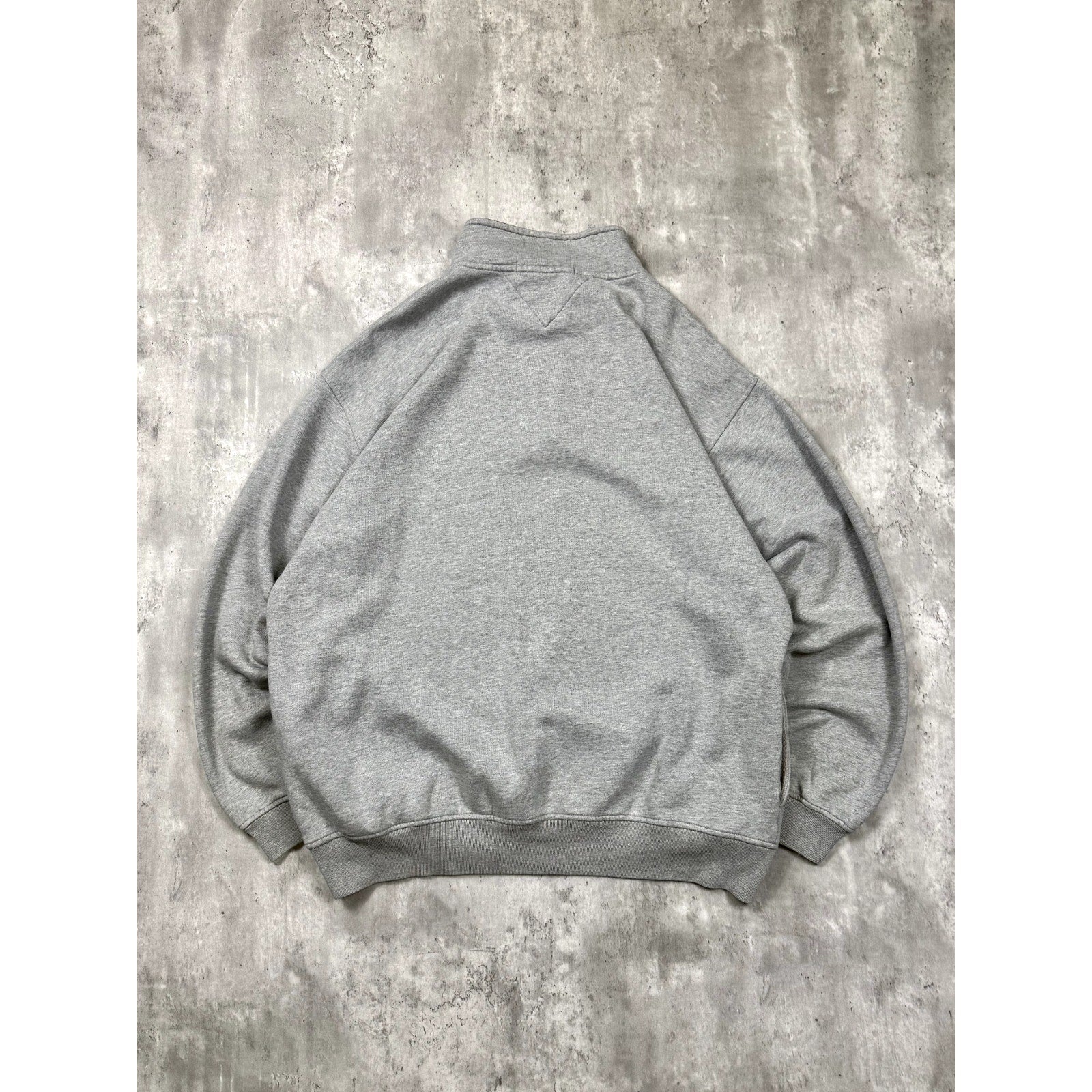 Vintage Tommy Hilfiger Embroidered Spellout Logo 1/4 Zip Sweatshirt Size XL