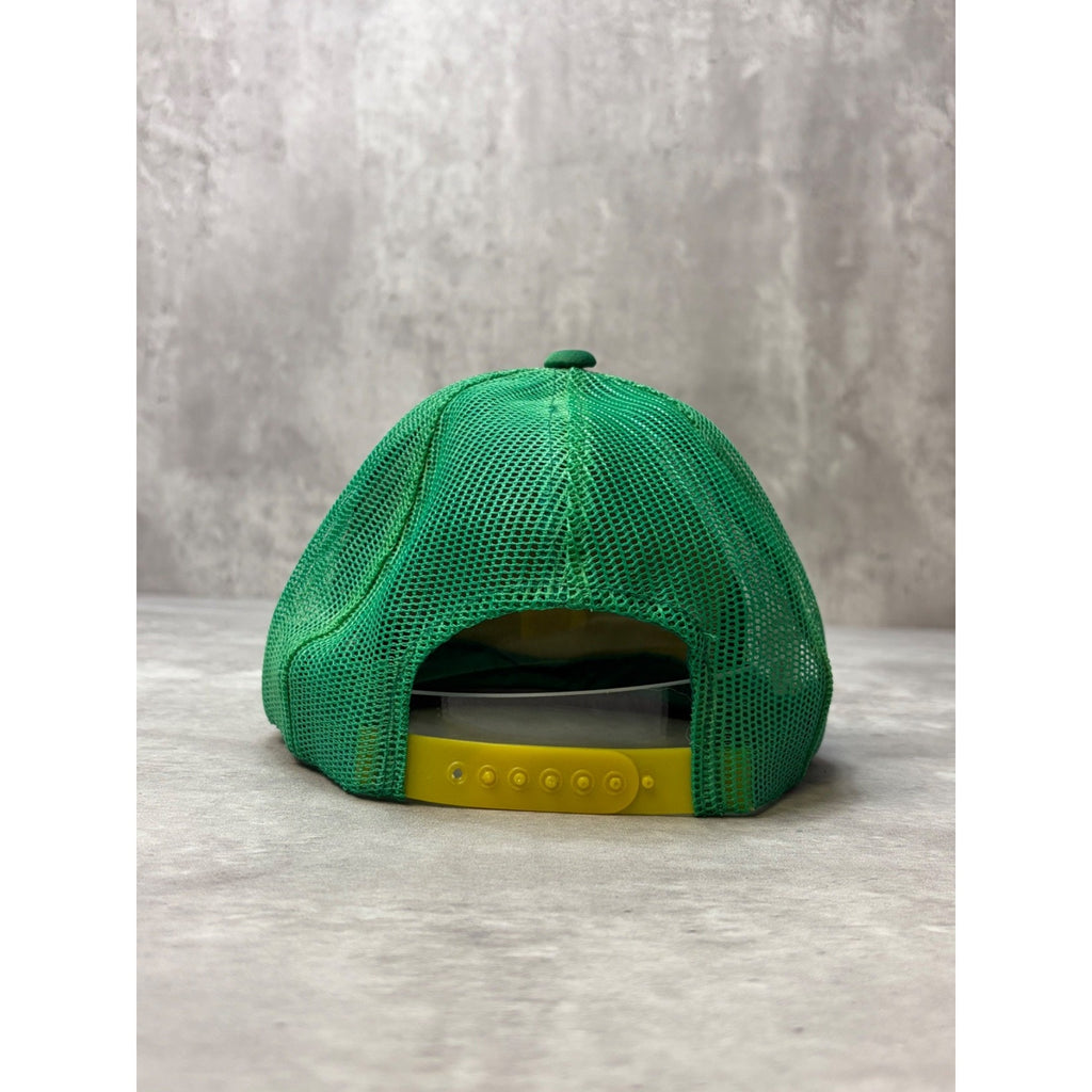 Vintage 90s Nashville Where The Country Is Graphic Trucker Snapback Hat OSFA