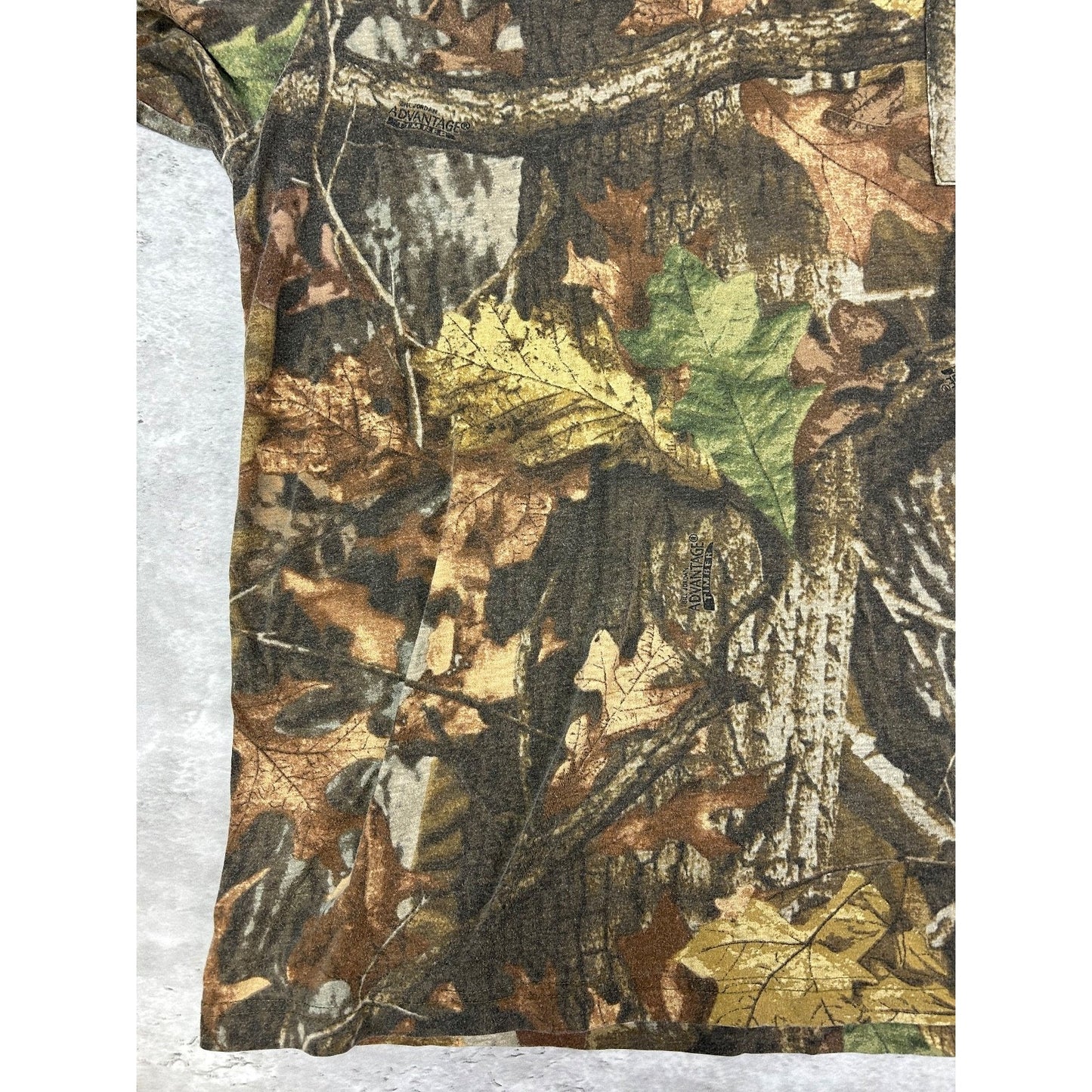 Vintage Advantage Timber Tree Camo Hunting Long Sleeve T-Shirt Size XL