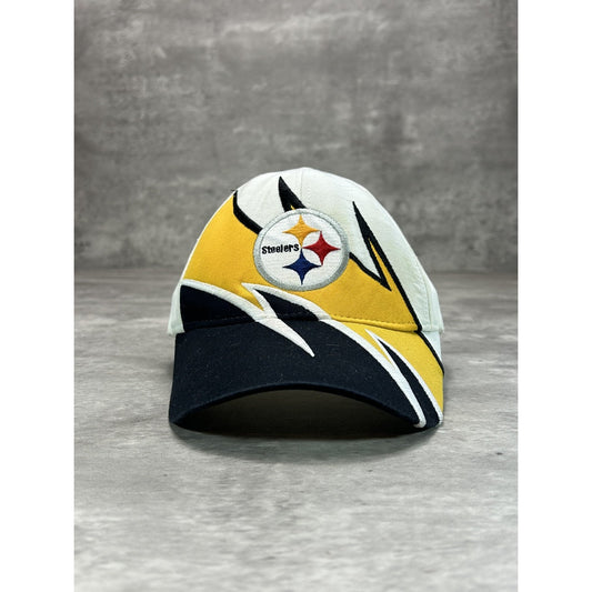 Vintage Pittsburgh Steelers NFL Embroidered Logo Football Snapback Hat OSFA