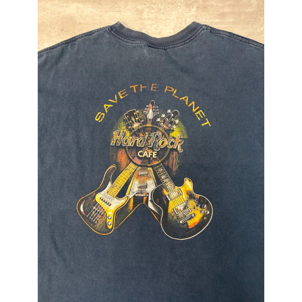 Vintage Hard Rock Cafe Niagara Falls Guitar Destination Graphic T-Shirt Size 2XL