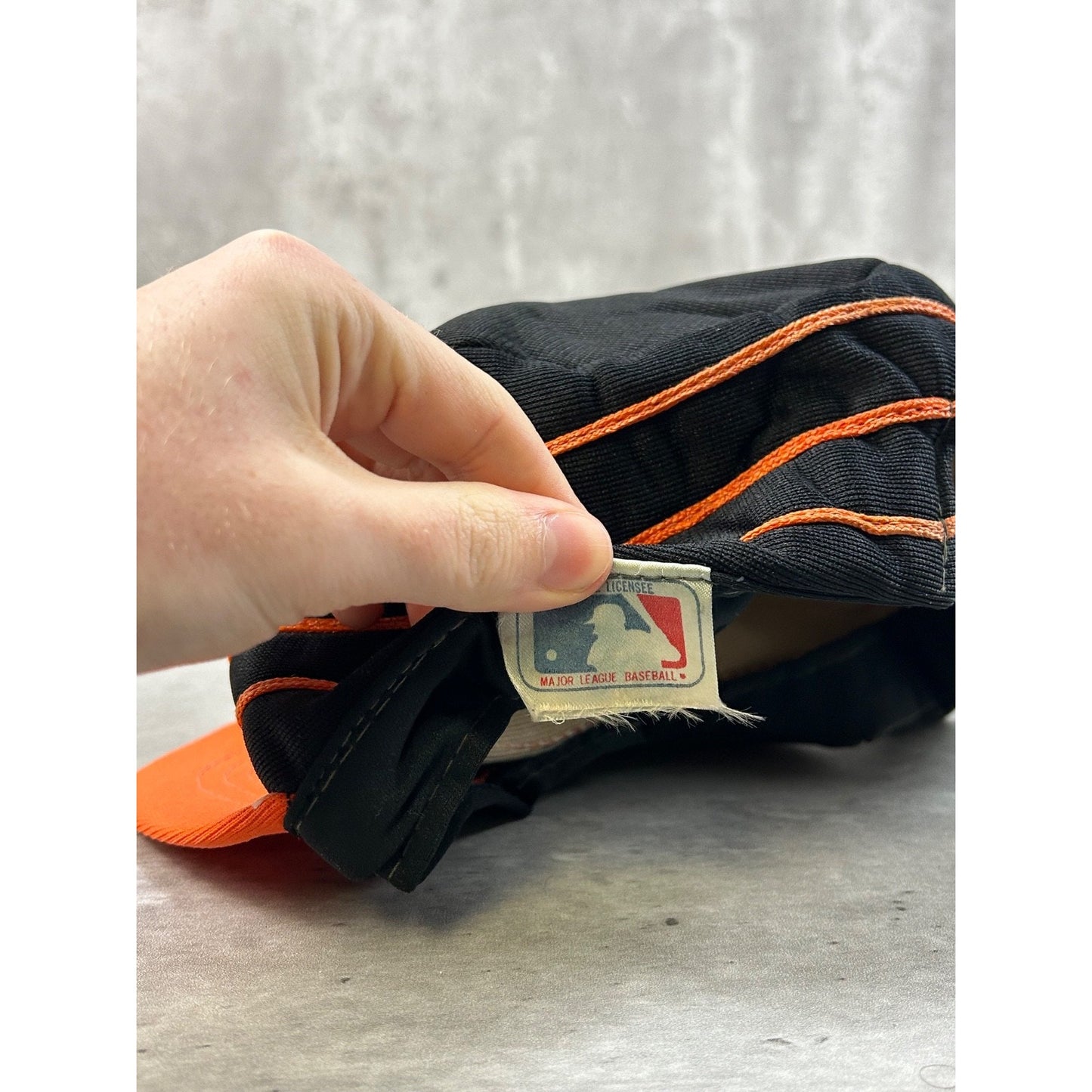 Vintage 80s Baltimore Orioles MLB Embroidered Logo Baseball Snapback Hat OSFA