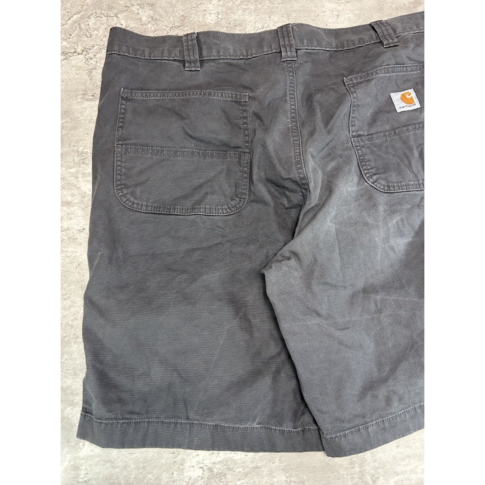 Carhartt Relaxed Fit Canvas Workwear Five Pocket Shorts Size 40 Gray