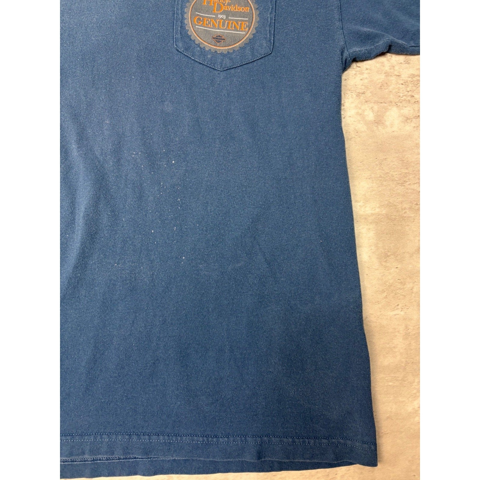Vintage Harley Davidson American Classic Spellout Logo Graphic T-Shirt Sz Large
