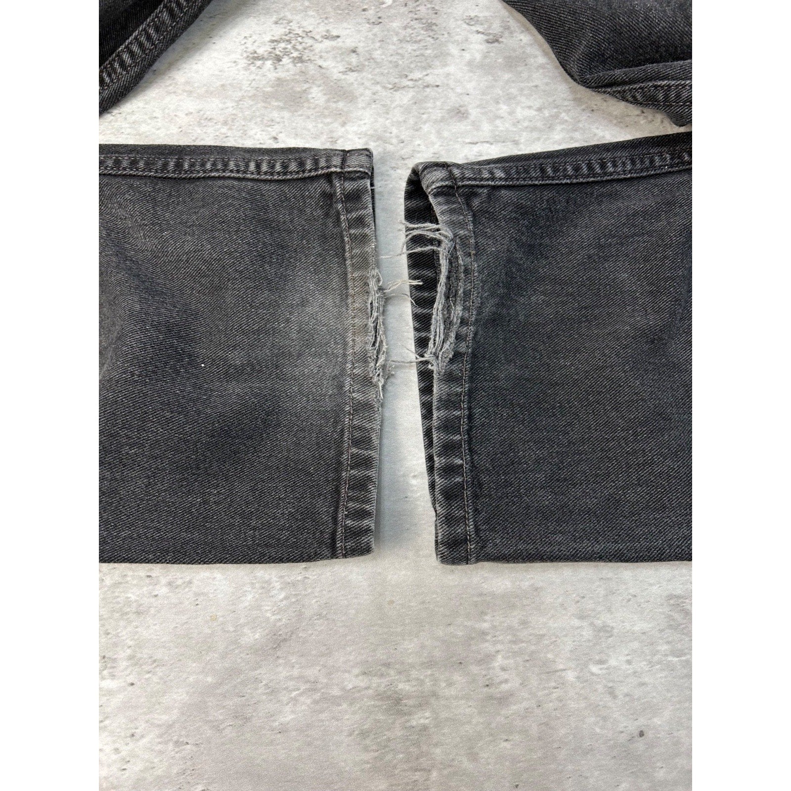 Vintage 90s Levis 550 Red Tab Black Denim Pants Size 34