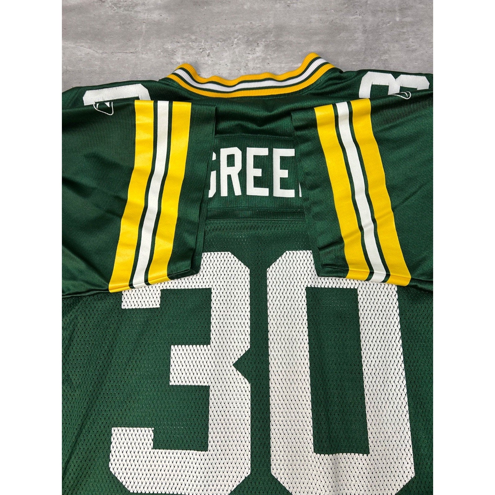Vintage Ahman Green #20 Green Bay Packers NFL Reebok Jersey Size Large