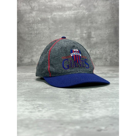 Vintage 90s New York Giants NFL Embroidered Spellout Snapback Hat OSFA