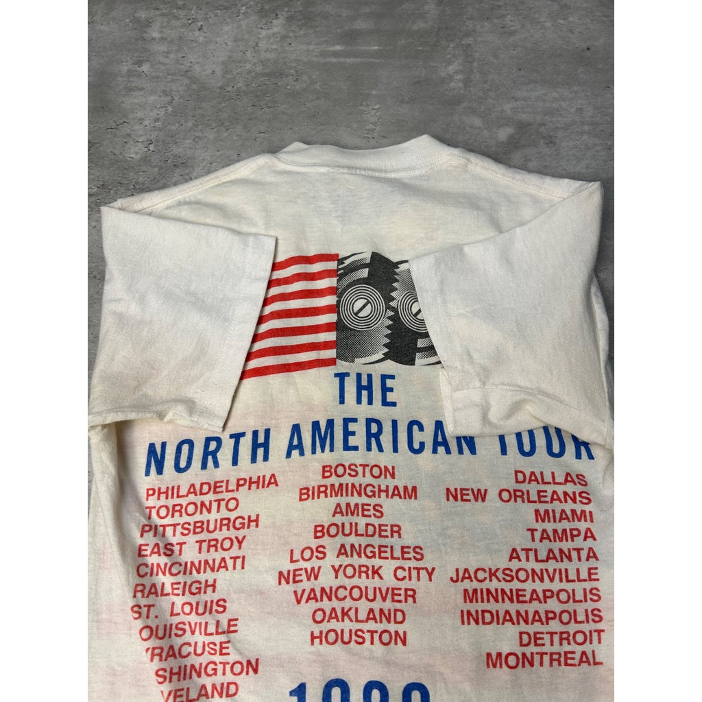 1989 The Rolling Stones North American Tour Rock Music Band T-Shirt Size Medium