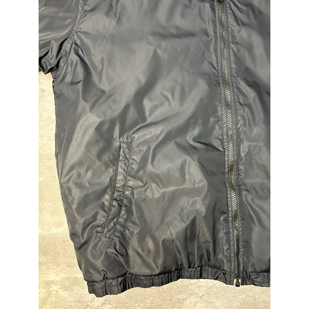 Vintage Adidas Embroidered Logo Nylon Full Zip Hooded Jacket Size Large