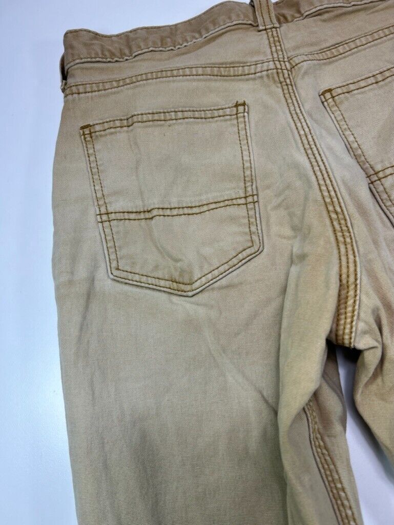 Carhartt Relaxed Fit Canvas Workwear Five Pocket Pants Size 31 Beige