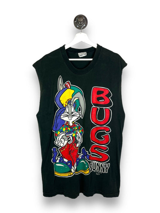 Vintage 1993 Bugs Bunny Looney Tunes Cartoon Graphic Sleeveless T-Shirt Size 2XL