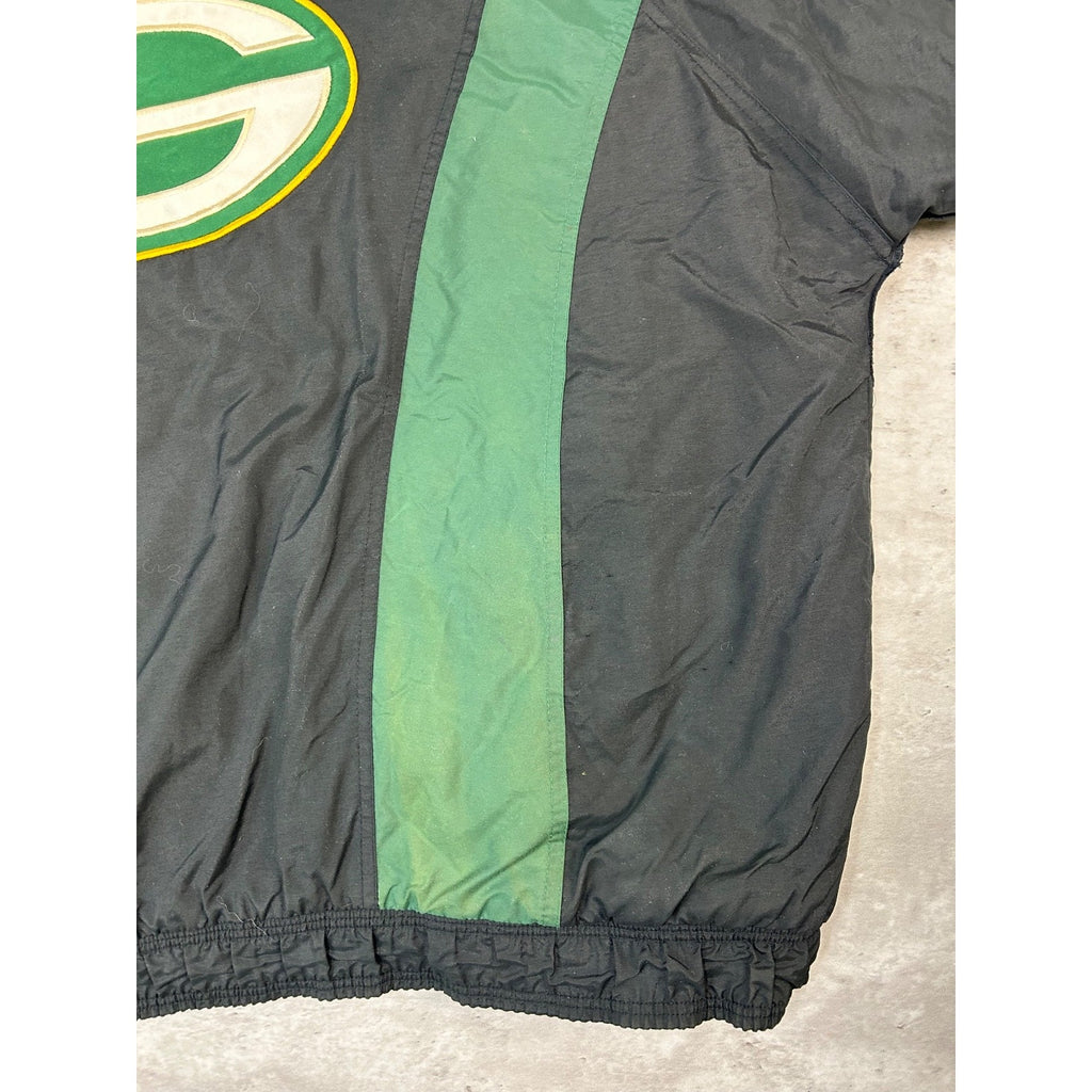 Vintage 90s Green Bay Packers NFL Insulated Full Zip Starter Jacket Size 2XL