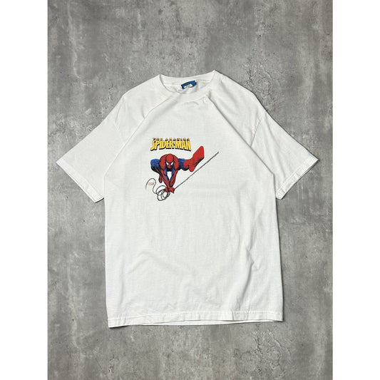 Vintage 2000s The Amazing Spiderman Marvel Comics Cartoon T-Shirt Size XL