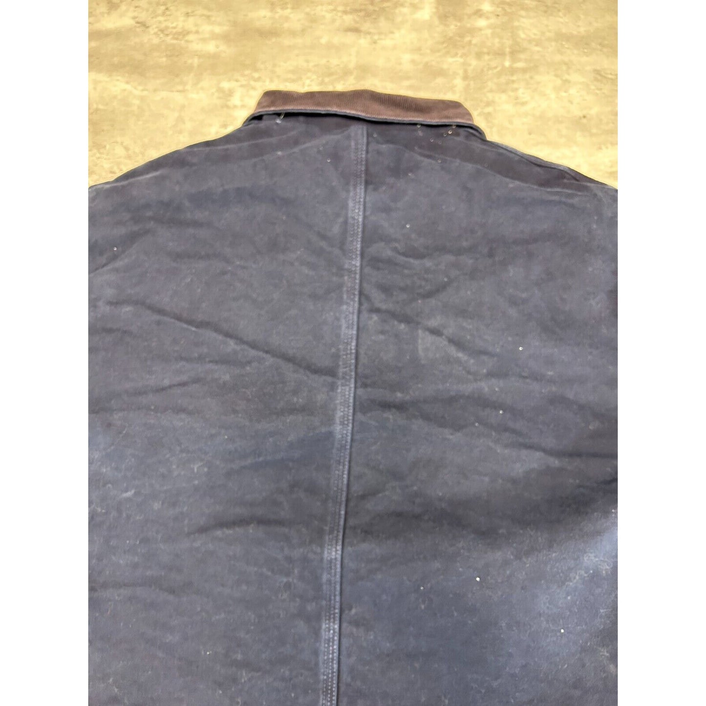 Vintage Carhartt Quilted Lined Canvas Workwear Arctic Jacket Size XL Tall Blue