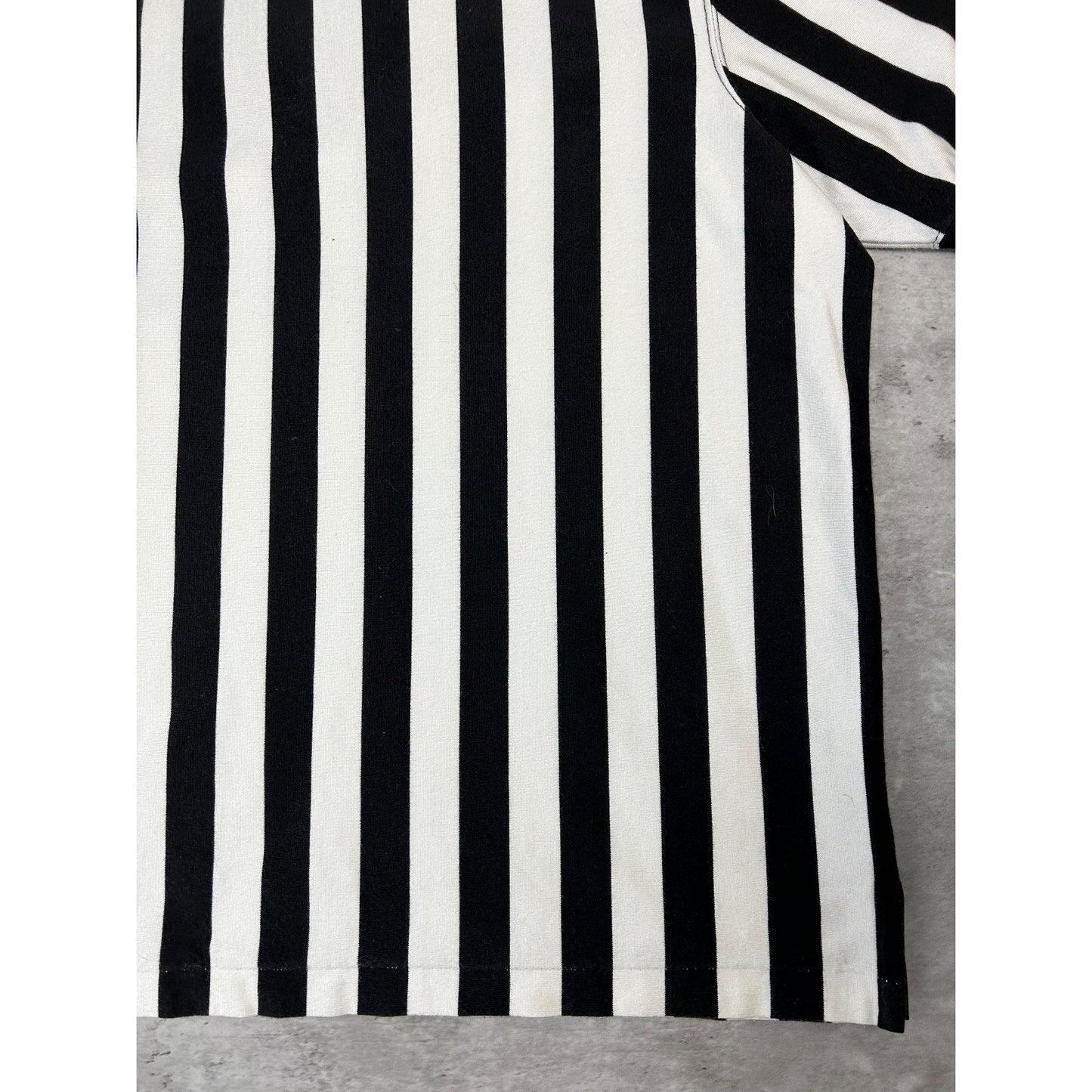 Vintage 90s Polo Sport Embroidered Crest Striped 1/4 Zip Button Up Shirt Sz 2XL