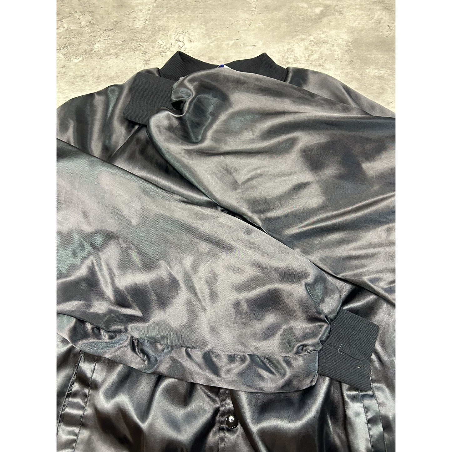 Vintage 80s/90s Chevrolet Heartbeat Of America Satin Bomber Jacket Size XL