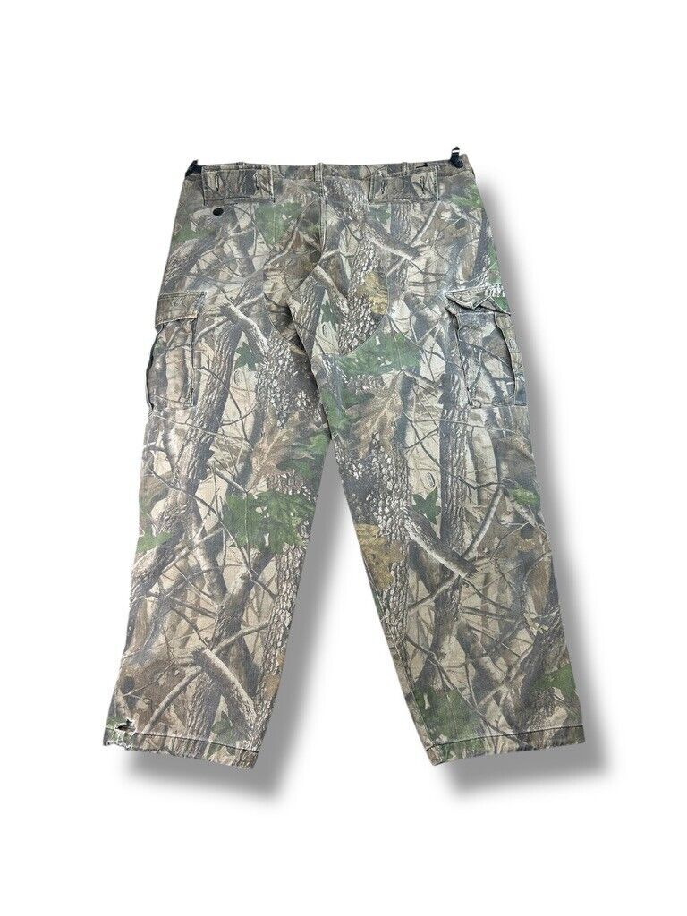 Vintage Redhead Real Tree Hardwoods Hunting Camo Cargo Pants Size 45W